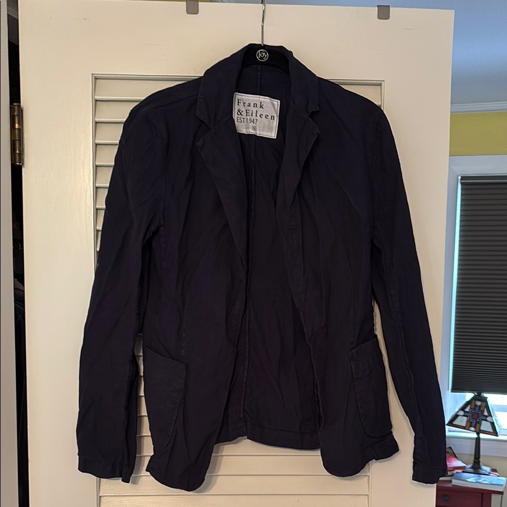 Frank & Eileen navy Dublin blazer - small